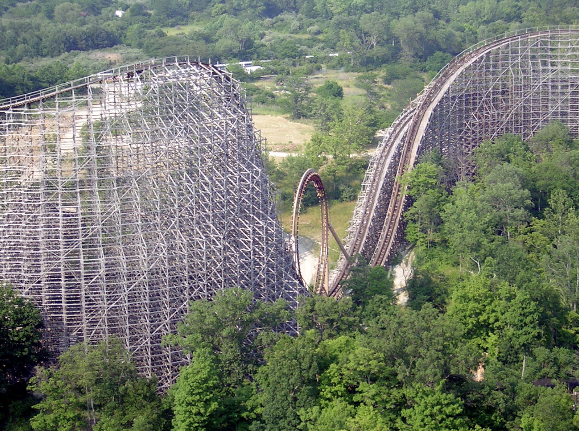 Son of Beast. The only wooden coaster with a loop. 